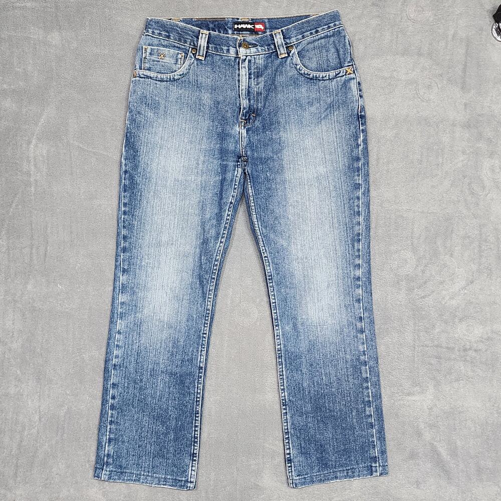 Tony‎ Hawk Jeans Straight 32x29 Skater Jeans Medium Wash